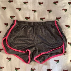 Grey and Pink So Athletic Shorts Size Small
